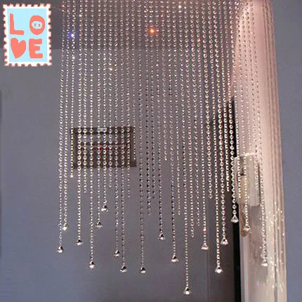 Новинка ручная работа занавеска из прозрачного хрусталя украшение для дома окон