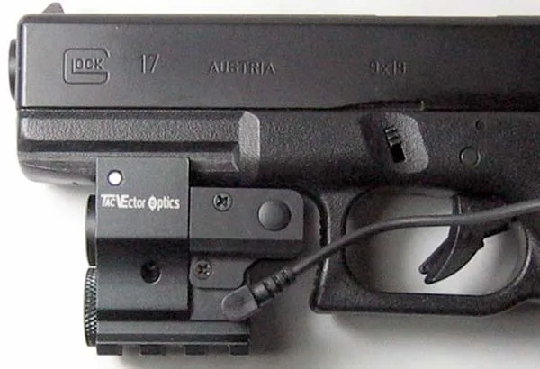 10 шт. компактный лазерный прицел в виде зеленого пистолета Glock для 17 19 аксессуары |