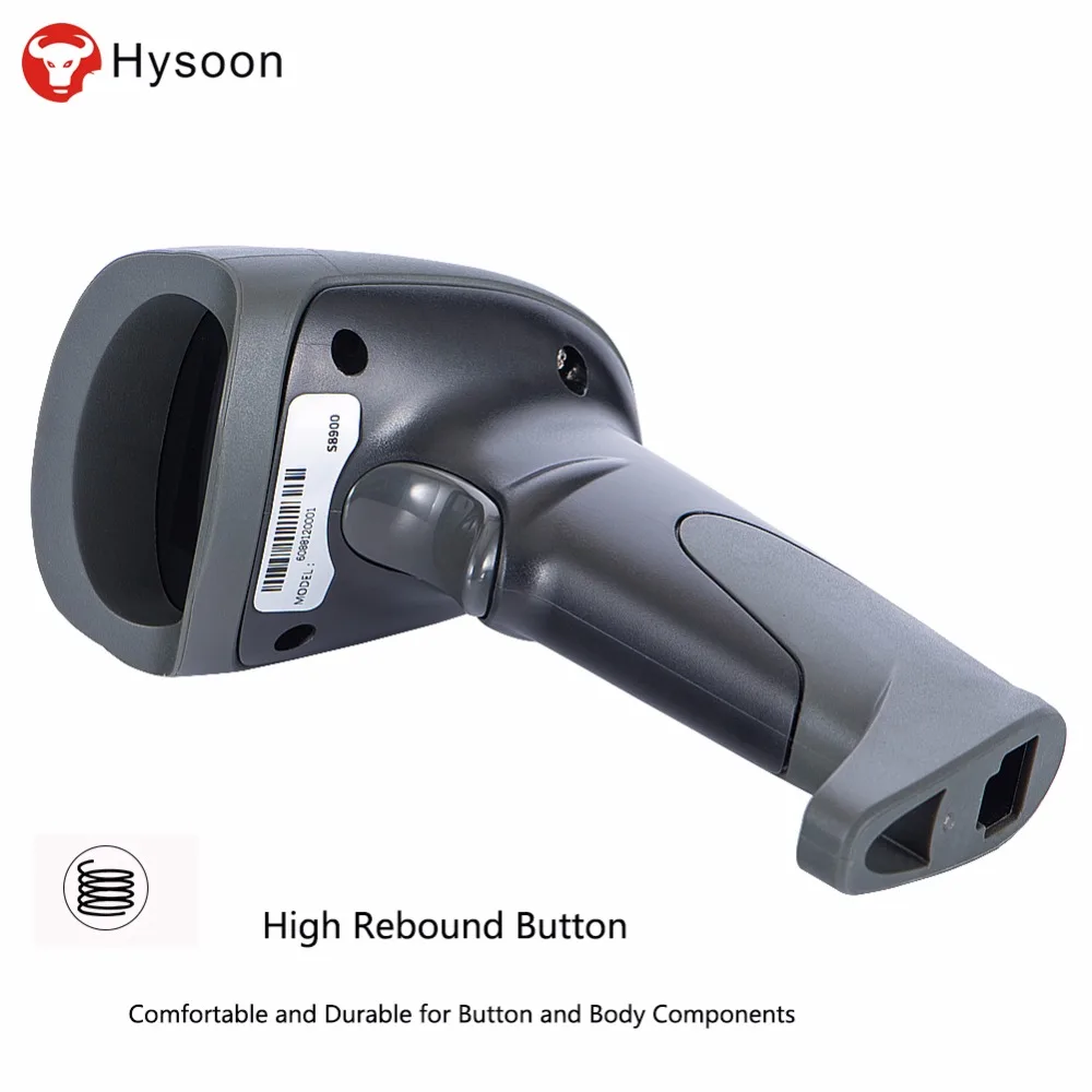 Cordless Bar Code Reader Long Ranger 433Mhz Wireless Barcode Scanner1D 1 Dimension 2D QR PDF417 Decoder Portable fit POS | Компьютеры и