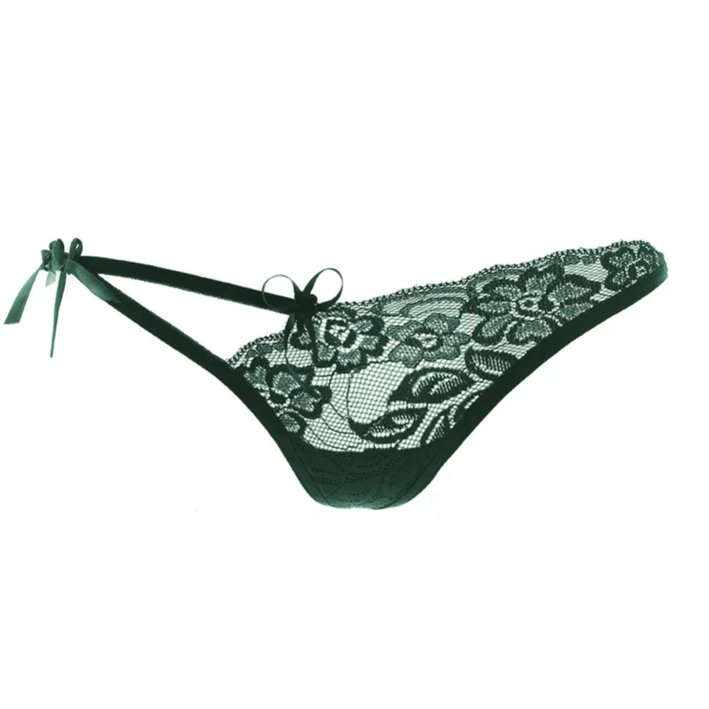 Сексуальные женские кружевные трусики Трусики бикини нижнее белье стринги