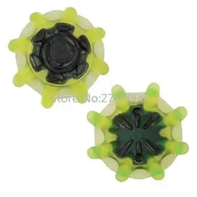 28 X black and green Новинка, 28 шт., для гольфа, мягкие шипы, быстро Скручивающиеся бутсы, обувь, замена шипов, набор для гольфа, TRI-LOK, система, шипы - Цвет: 28 X black and green