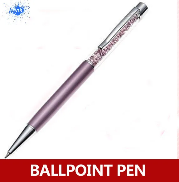 

10 color for chosen , flat head crystal ballpoint pen , beautiful crystal metal ball pen for writing school & office stationary