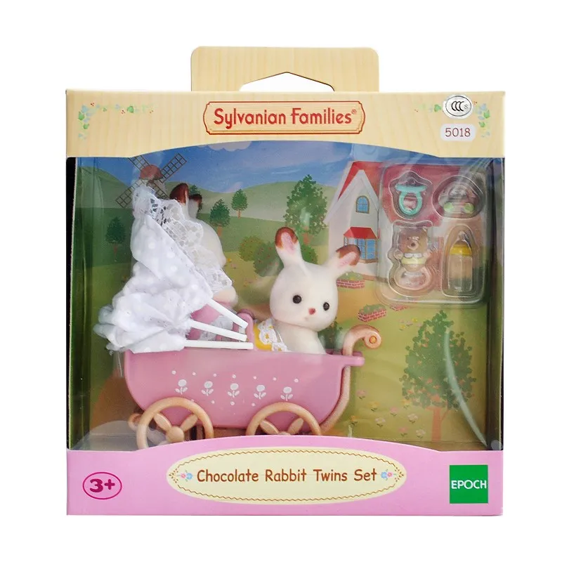 Sylvanian Families пушистые аксессуары для кукольного домика в виде животного шоколадный