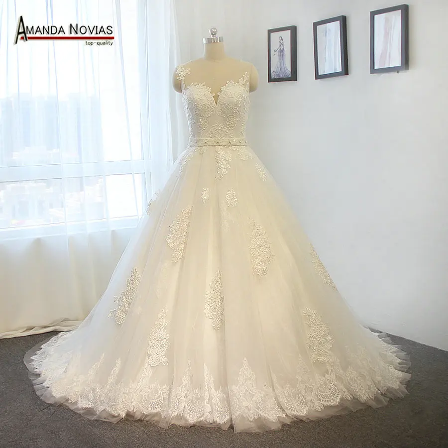 2019 Новый Дизайн кружевное свадебное платье прозрачное сексуальное с низкой