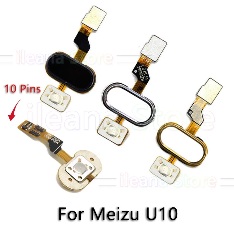 Кнопка Home Back Touch ID датчик отпечатков пальцев гибкий кабель для Meizu U10 U20 Запчасти