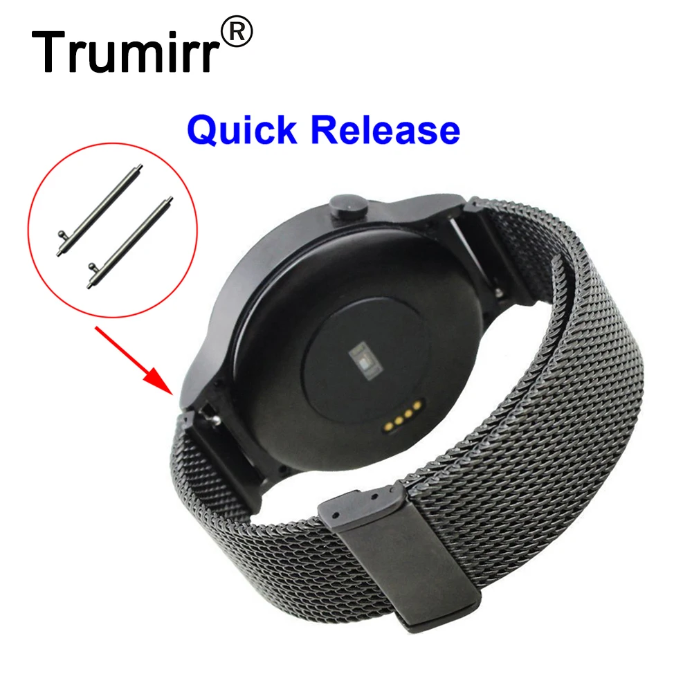 Ремешок Миланская петля для наручных часов Huawei Watch 1 го поколения быстросъемный