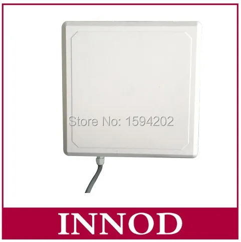 

UHF RFID card reader 1-10m range integrated 9.2dBi circular polarized UHF Far Field antenna Read Integrative UHF RFID Reader