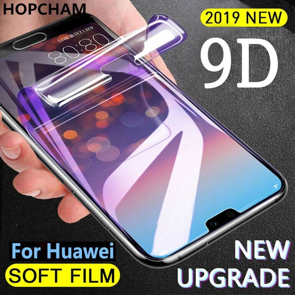 Гидрогелевый 3D чехол HOPCHAM с полным покрытием (не стекло) для Huawei P30 Mate 8 9 10 20 Pro Lite x