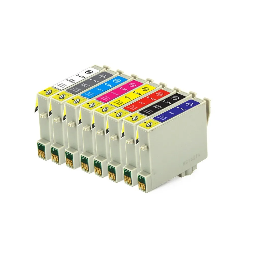 Чернильный картридж T0540 T0541 T0542 T0543 T0544 T0547 T0548 T0549 для принтера Epson Stylus Photo R800 R1800 с