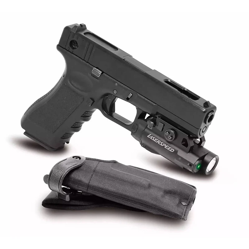 Лазерный прицел Laserspeed магнитный с кобурой фонариком | Спорт и развлечения