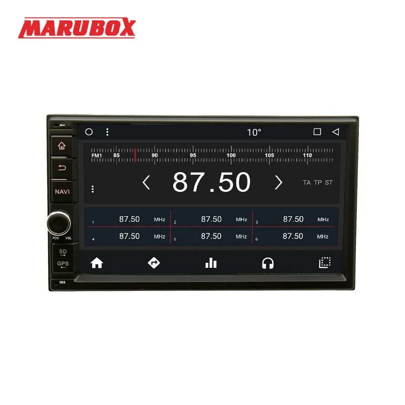 MARUBOX 706MT8DSP Универсальный двойной 2 Din мультимедийный плеер Octa Core Android 8 1 ГБ