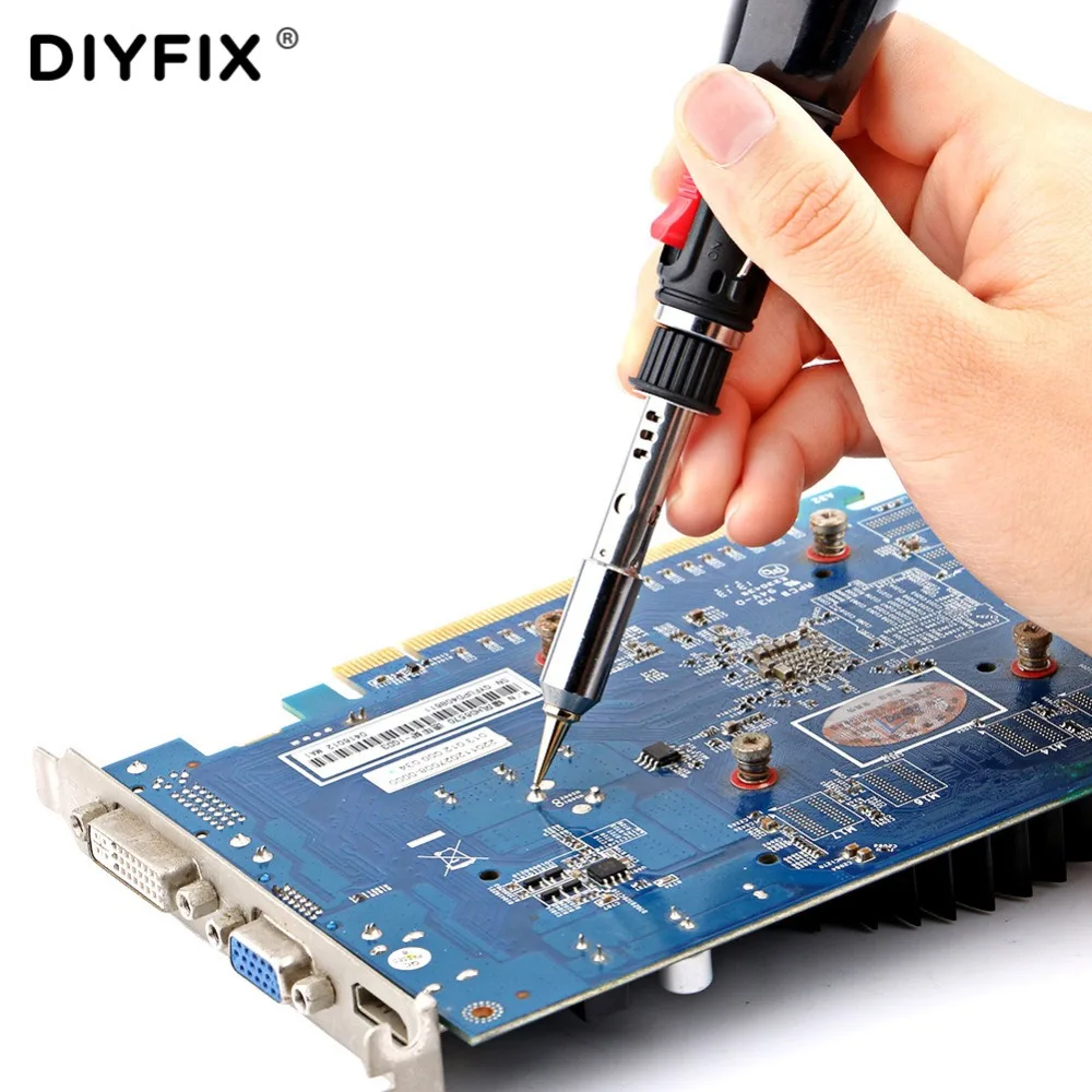 DIYFIX 12 мл Регулируемый Температура Газовый паяльник беспроводной Сварочные