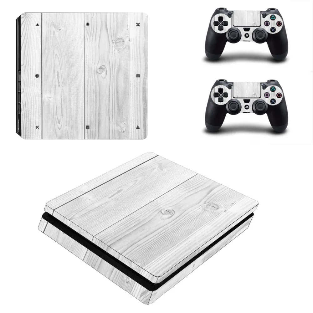Наклейка PS4 Slim Skin для консоли Sony PlayStation 4 и контроллера чистый белый цвет наклейка