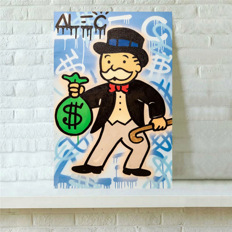 Alec Monopolys HD настенная живопись холст с печатью постера декоративная картина для