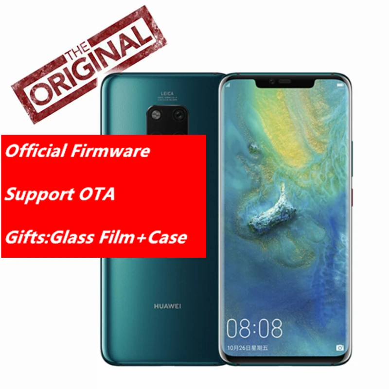 Сотовый телефон HUAWEI Mate 20 Pro 6 39 дюйма 2k OLED экран водонепроницаемый IP68 40 МП задняя