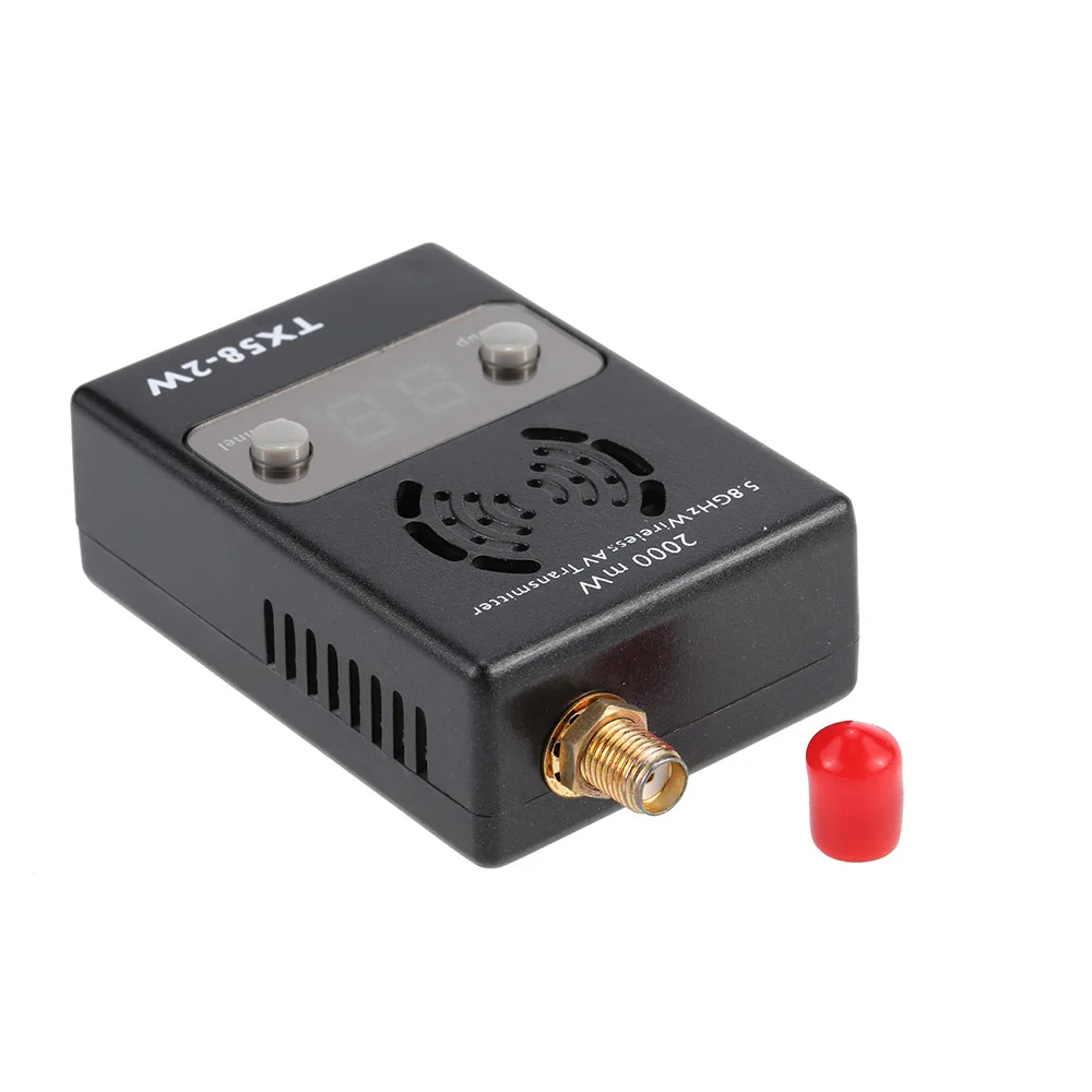 

5KM Long Range VTX Boscam TX58-2W 5.8Ghz 32CH Wireless AV Transmitter for FPV RC Quadcopter