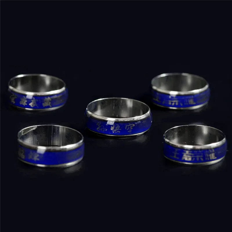 Смешанные зодиака изменения Цвет сплав кольца Температура чувства эмоции для