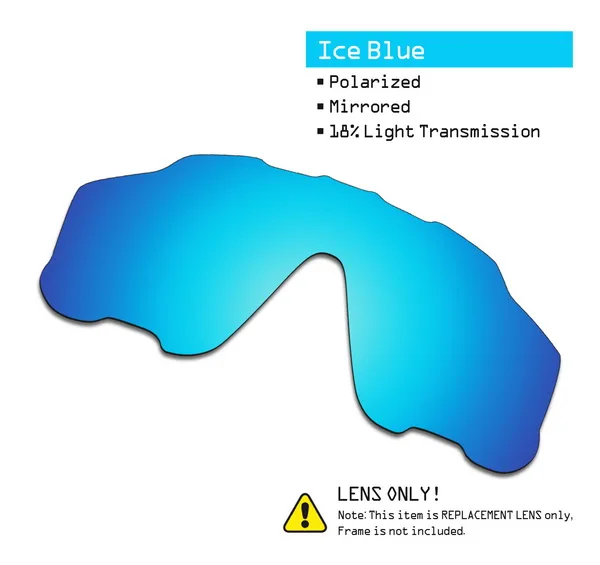 Ice Blue-ShieldCoat SmartVLT поляризованные Сменные линзы для солнцезащитных очков Окли Jawbreaker-несколько вариантов - Цвет линз: Ice Blue-ShieldCoat