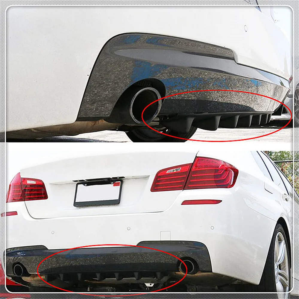 Автомобильная задняя губа воздушный диффузор плавник для Honda City OSM FC маленький