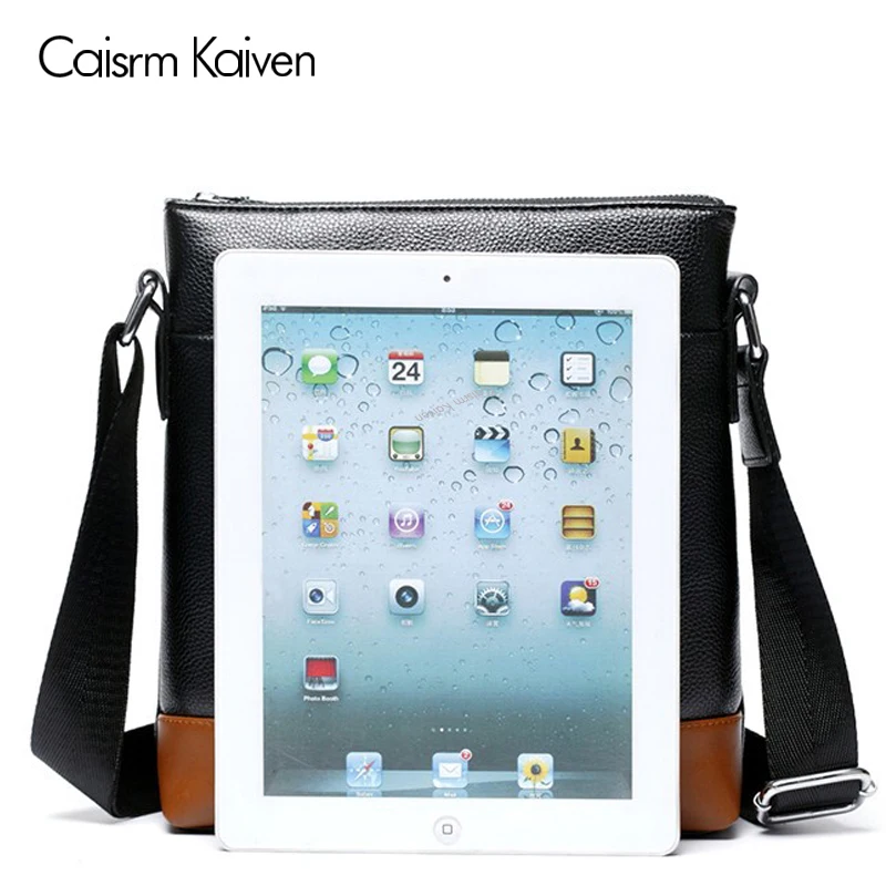 Caisrm kaiven Новые подлинные мужской моды пакет продаж PU Сумка Деловая Повседневная