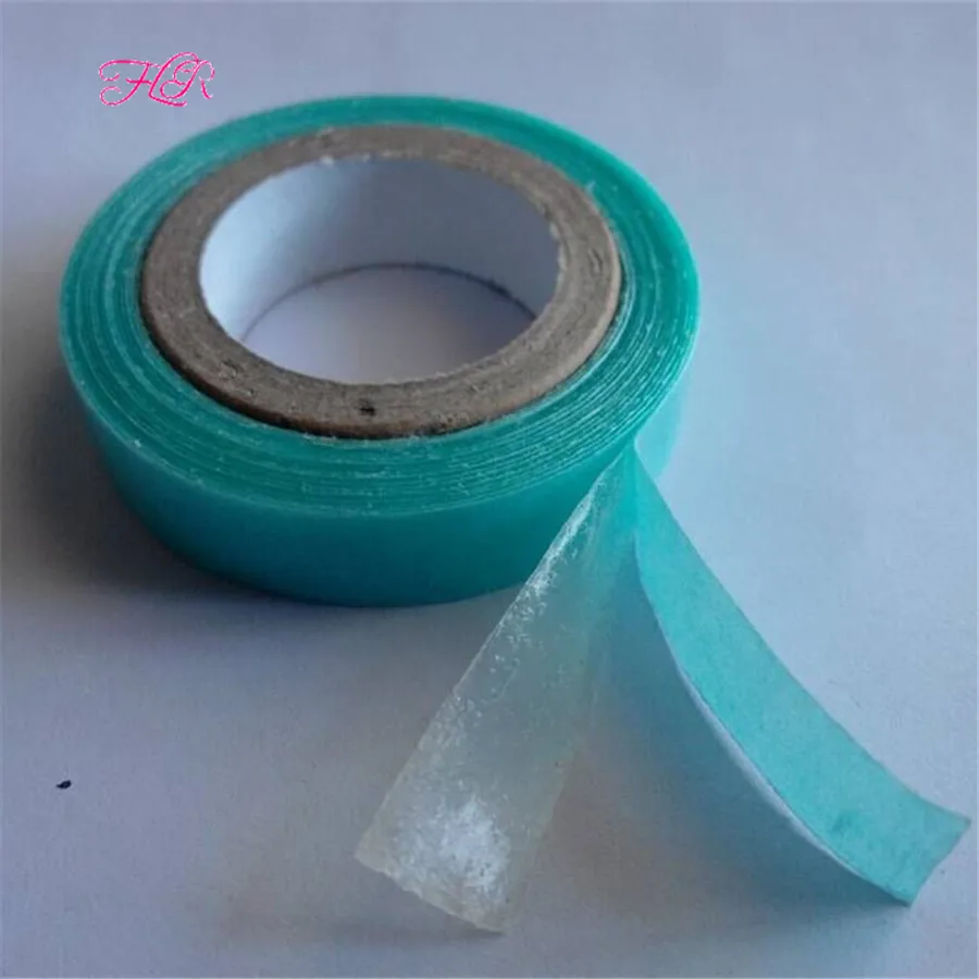 

5 Rolls Extra Super Strong Hair Tape 3 Yards Double Sided Tape For Hair Extensions Adhesive Wig Tape Blue Wig Tape