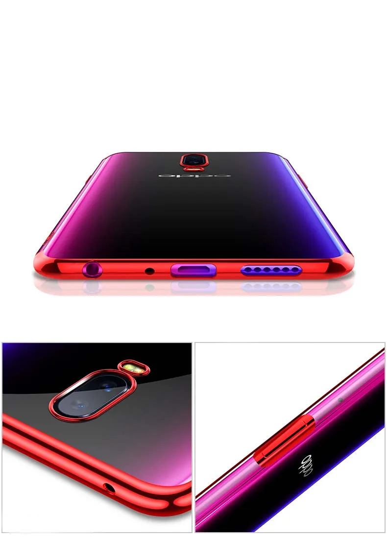 Чехол TRISEOLY для Oppo R17 Pro A83 A71 A77 F3 F7 F9 A3 A7X Find X K1 | Мобильные телефоны и аксессуары