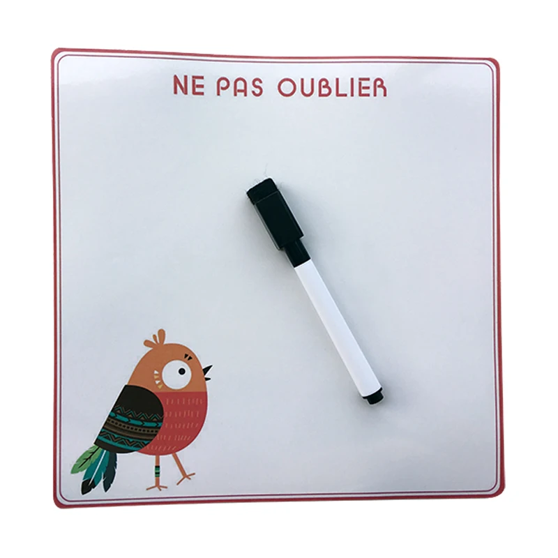 Птица серии печатных Dry Erase гибкий магнитный доска/Доска