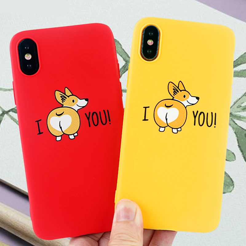 Чехлы для телефонов Curgi IPhone X XS MAX XR 8 7 6 S Plus забавные модные мягкие силиконовые