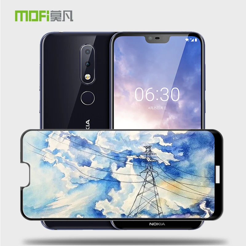 Для Nokia 6,1 плюс Экран протектор для Nokia X6 закаленное Стекло 3D изогнутые полный Крытая защитная пленка противоударный черный гвардии