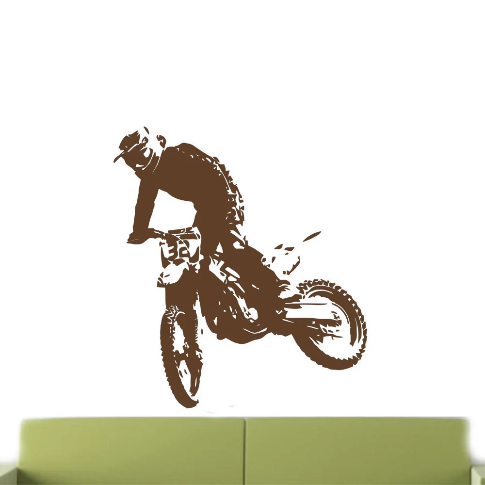 Мотоциклетная Настенная Наклейка для гостиной домашний декор виниловые