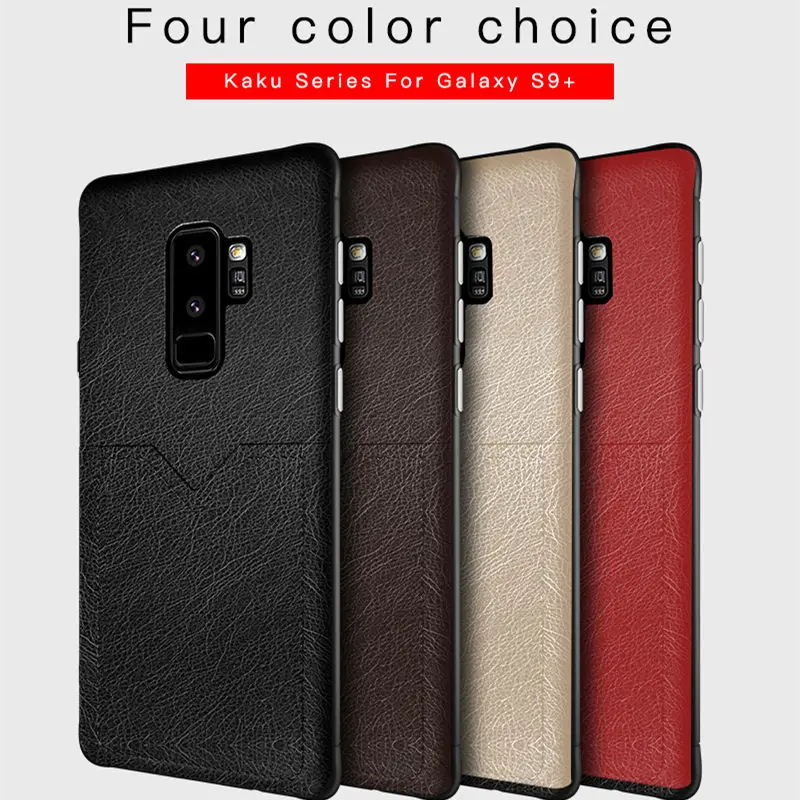 Luxury Card Slot Skin Case For Samsung Galaxy S9 S8 Plus PU Leather Anti-knock Hard PC Note 9 8 | Мобильные телефоны и