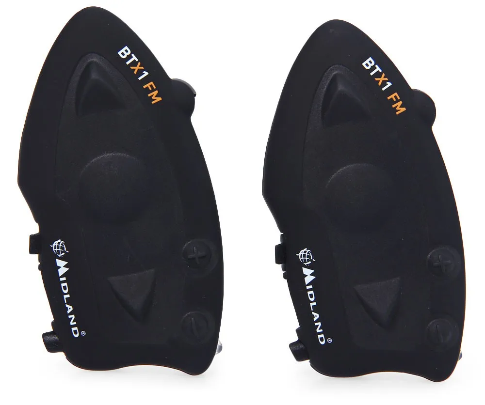 

New 2pcs MIDLAND BTX1 Motorcycle Helmet Headset Intercom Water-resistant FM Bluetooth Interphone Hands-free Calls