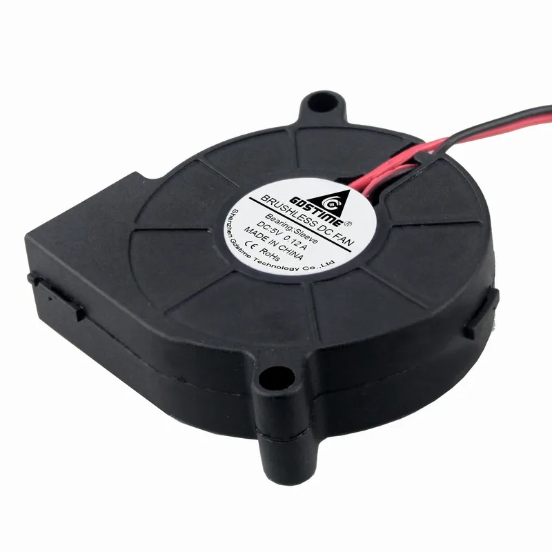 Gdstime 5 Pcs 50x15mm Blower Radaitor 5cm DC 5V 2Pin PC Computer Cooler Centrifugal Cooling Fan 50mm x 15mm 5015 0.12A | Компьютеры и
