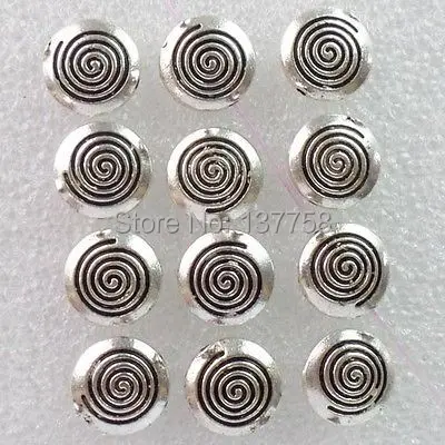 (Мин. Заказ 10 $) 60 шт. красивая серебряная подвеска из Тибета ZN 60710|bead cord|beaded safety pin