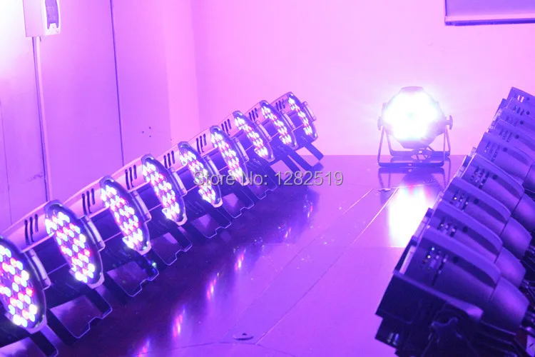 

Free Shipping:6pcs 54*3W RGBW LED DJ par64 lights stage lighting stage