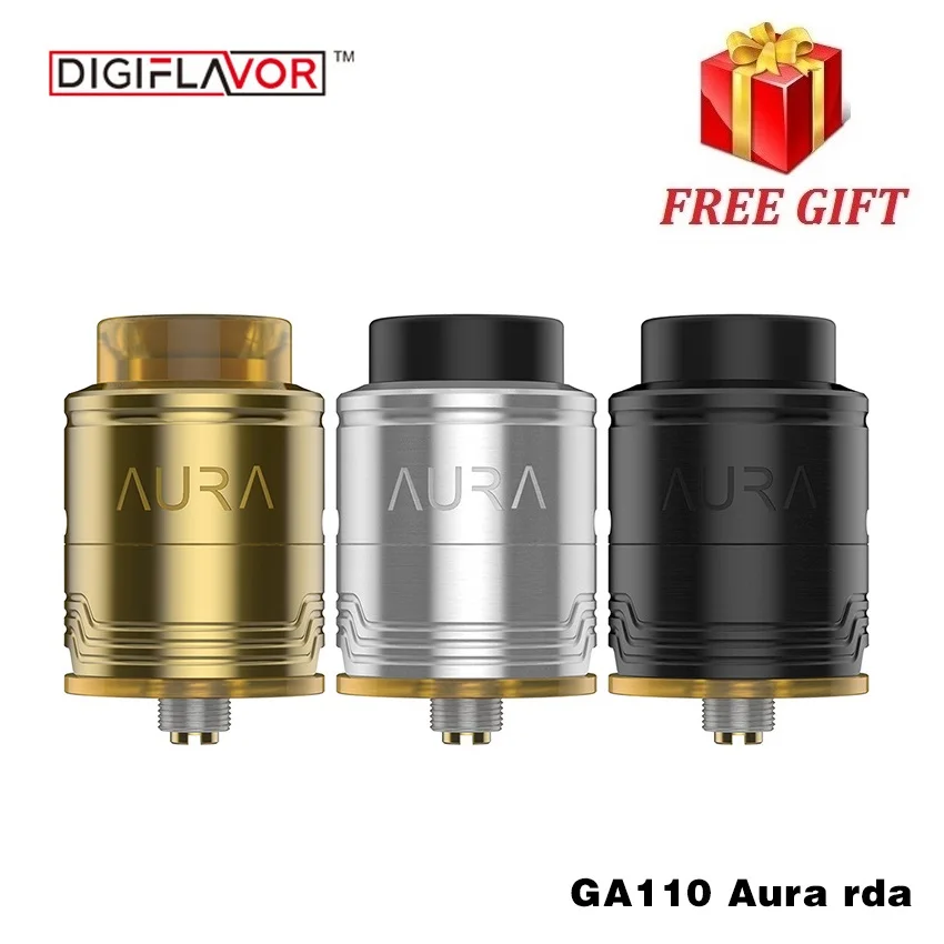 Оригинальный Digiflavor Aura RDA танк 1 5 мл для 510 электронная сигарета Механическая Mod