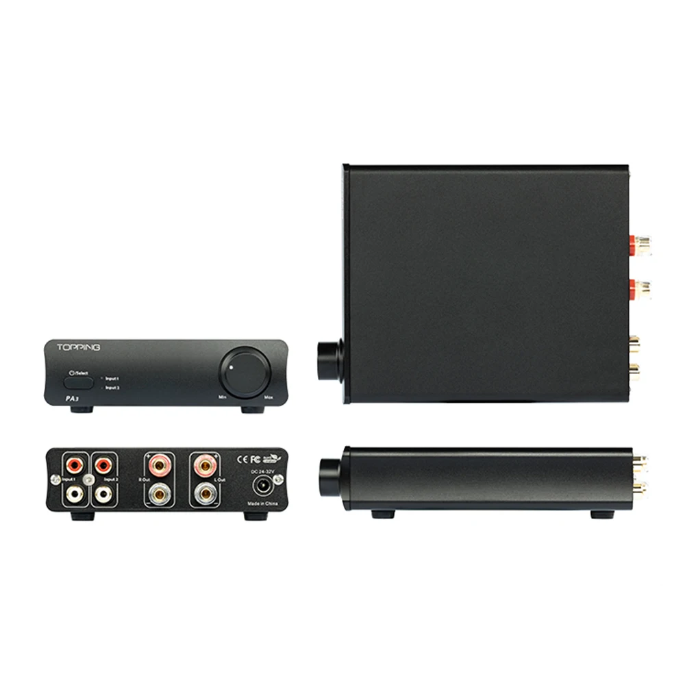Топпинг PA3 TDA7498E Настольный HiFi аудио цифровой усилитель amplificador 80 Вт* 2