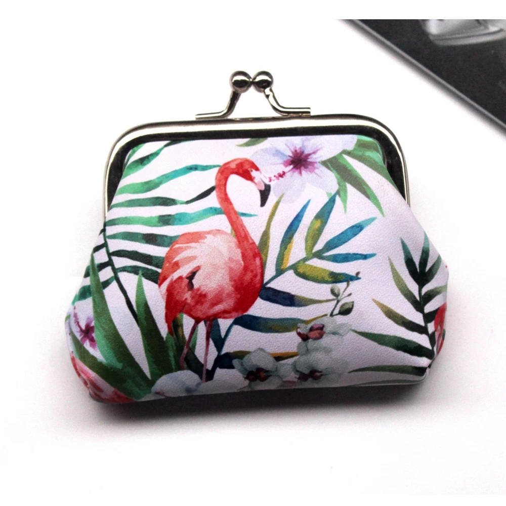 Flamingo 6 Новинка, милый кошелек для девушек, Женский кошелек из искусственной кожи с рисунком фламинго, кошелек для монет, женский клатч, кошелек для мелочи, женская сумка для монет - Цвет: Flamingo 6