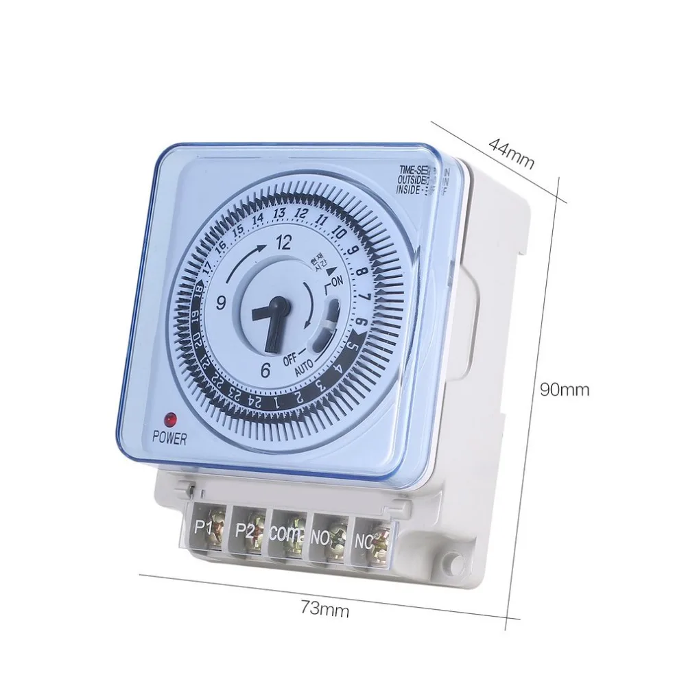 Mechanical Timer 230V Time Counter Reminder 15min 24h Kitchen Countdown Energy Saving Controller Industrial Timing Switch | Обустройство