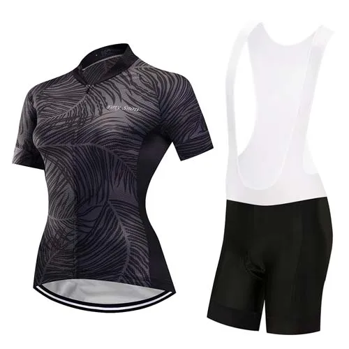 jersey and pants 2 Быстросохнущая велосипедная одежда,, Женский комплект Джерси для велоспорта, гелевая накладка, штаны, облегающий костюм, mallot mtb, комплект одежды для велоспорта, платье, костюм, одежда - Цвет: jersey and pants 2