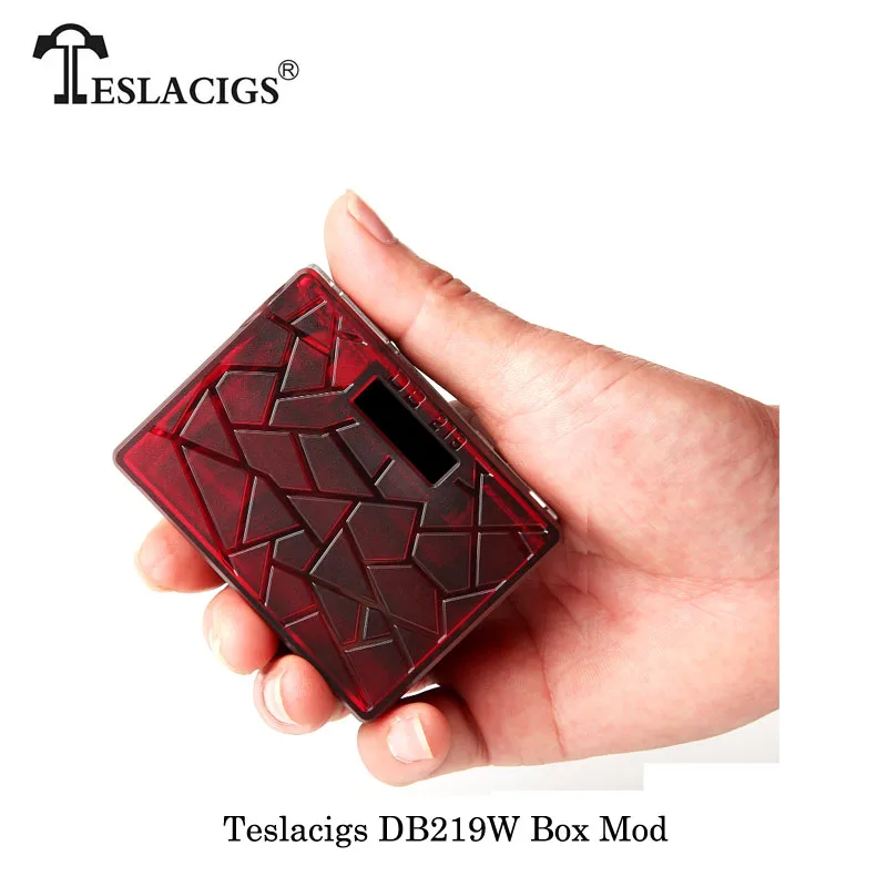 Электронные сигареты 219 Вт Teslacigs Tesla DB219 TC поле Mod работает на Двойной 18650 батарея Vape