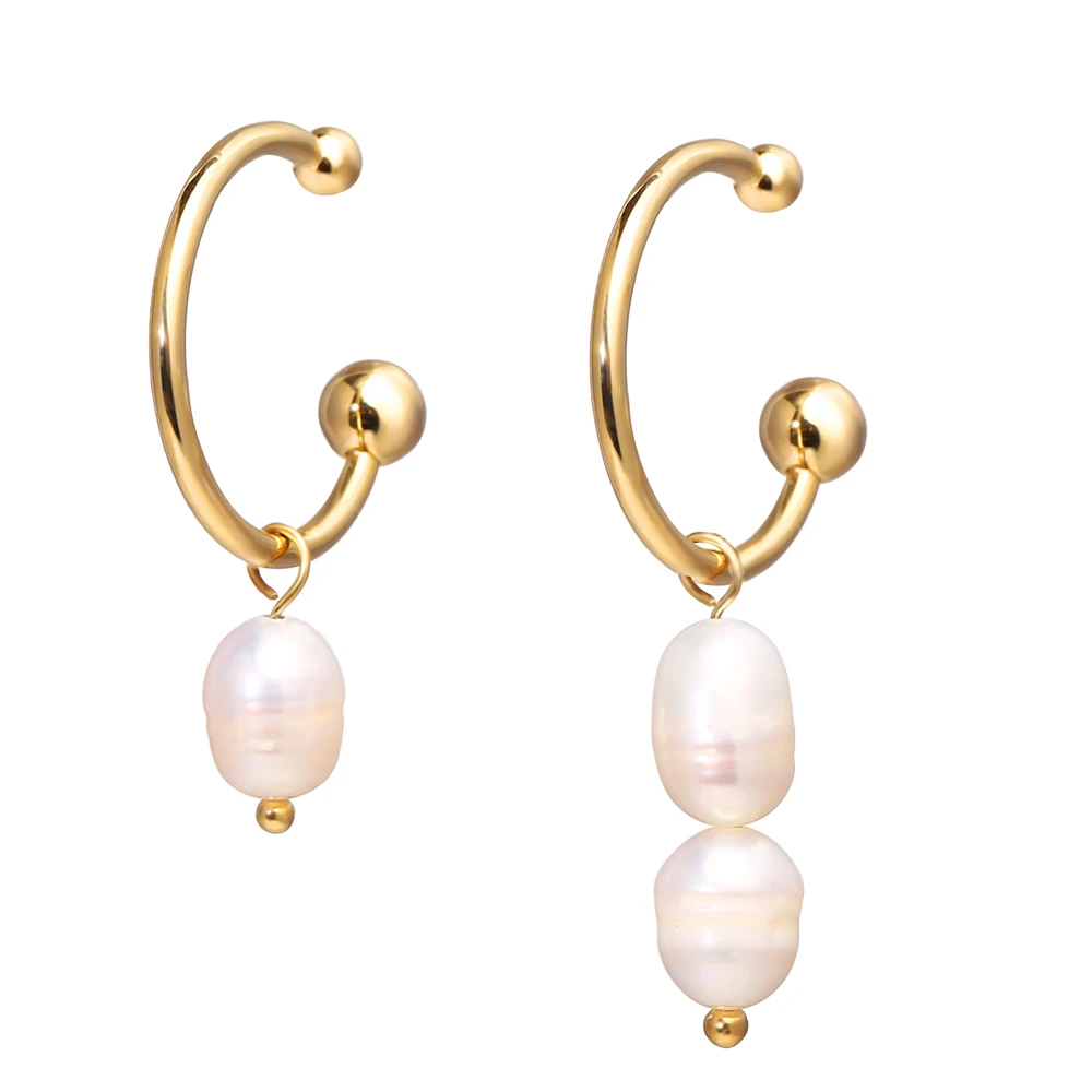 IF ME неправильная пресноводного жемчуга цепочка для мужчин в стиле хип-хоп Brincos