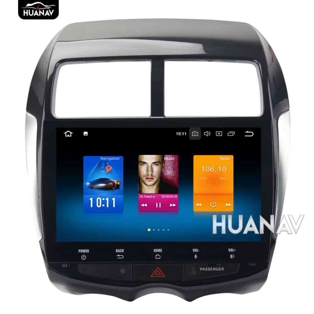 Автомобильный DVD плеер с экраном 10 2 дюйма 8 ядер Android 0 GPS навигация для MITSUBISHI ASX RVR