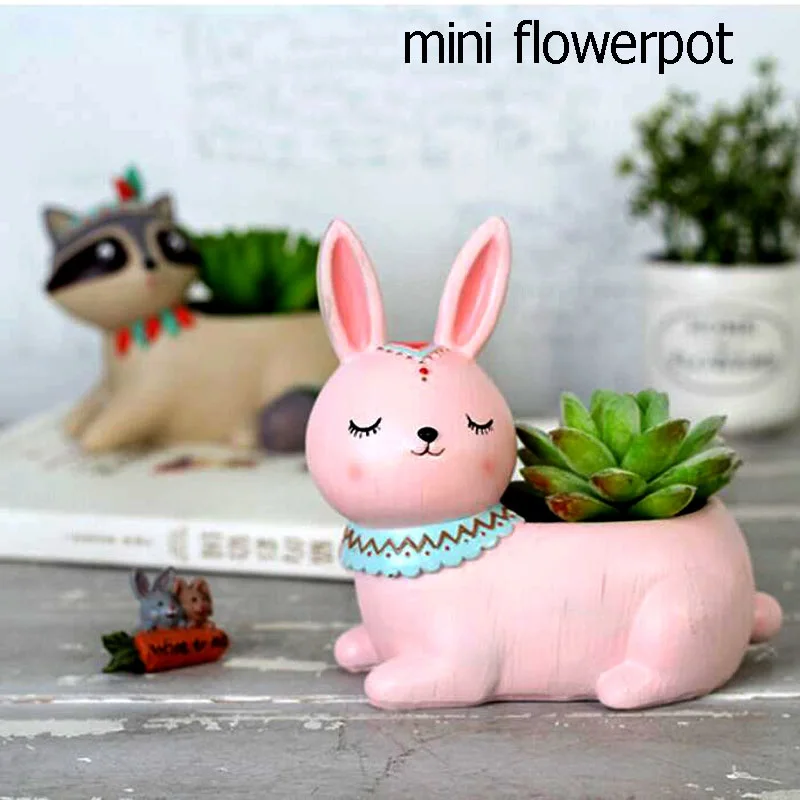 Цветочный горшок для этнивечерние ринки полимерные креативные растения мяса