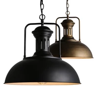 vintage rustic metal lampshade edison pendant lamp lights retro lustre shade hanging lampe fixture industrial lighting lamparas