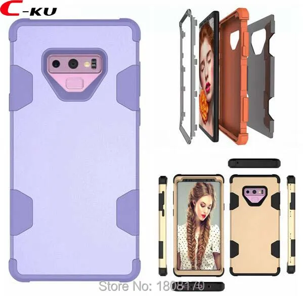 Гибридный защитный чехол 3 в 1 для Iphone X 8 7 6 6S Plus Samsung Galaxy NOTE9 NOTE8 S9 S8 телефона 50