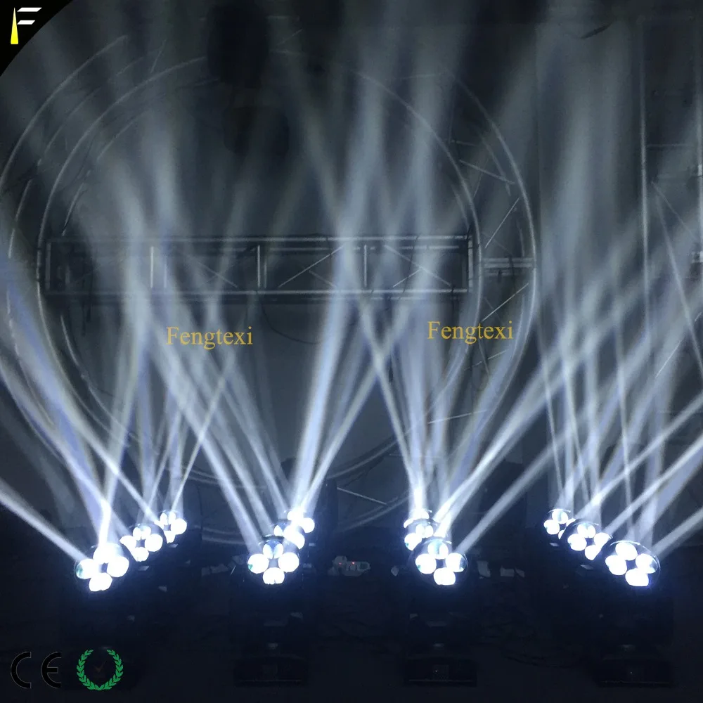 Бесплатная доставка Dmx512 супер стробоскопический луч Led RGBW 4x10 Вт движущийся