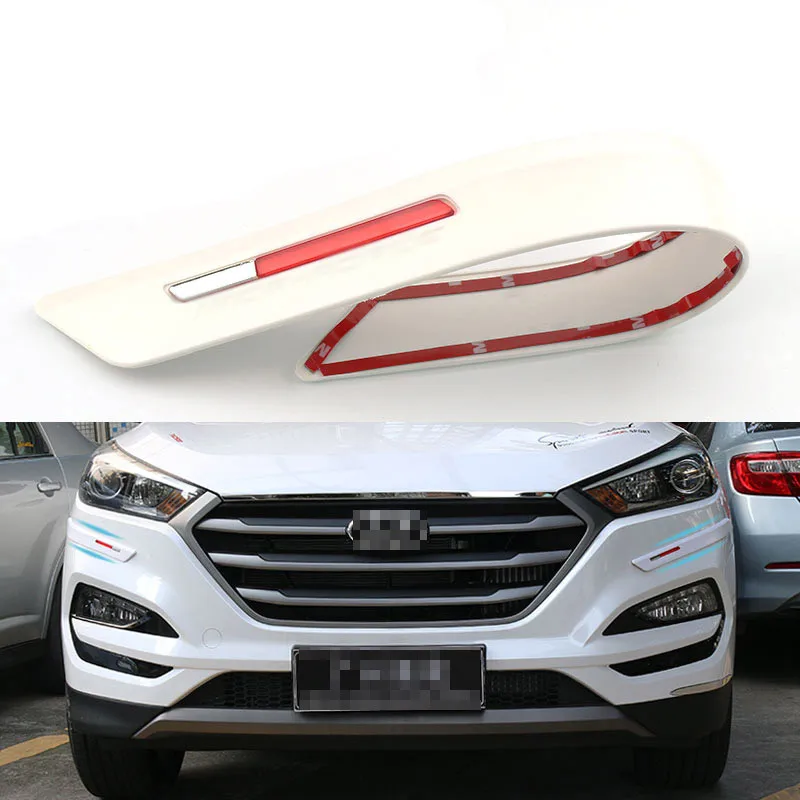 4 шт. 470 мм Ультратонкий Универсальный Белый бампер Защита углов наклейка на