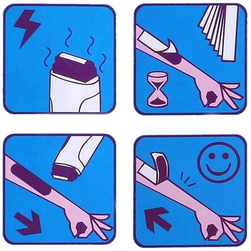 100 шт. нетканые полоски для удаления волос эпилятор восковая лента рулон бумаги