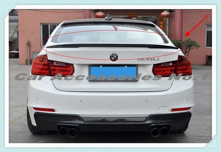 Спойлер багажника заднего крыла автомобиля из углеродного волокна для BMW F30 Sedan 3